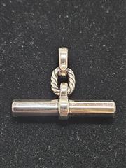 David Yurman Lexington East West Barrel Pendant